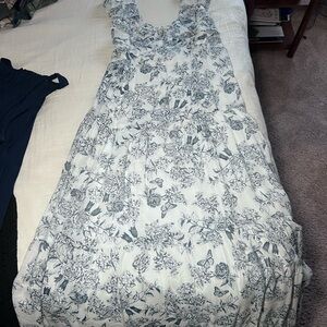 Floral Print Sleeveless Dress